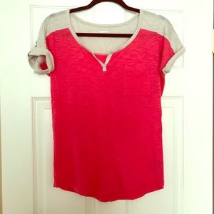 Express Short Sleeve Tee in Red